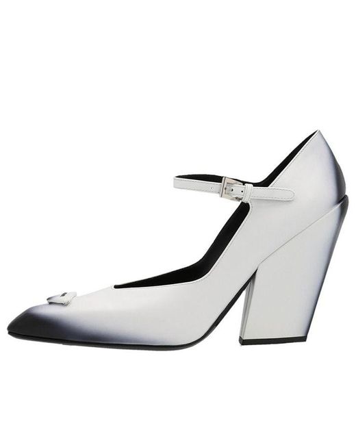 Prada Metallic (Wmns) Brushed Leather Pumps Ombre'
