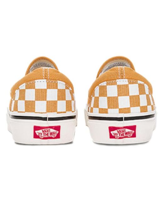 Vans White Classic Slip-On 98 Dx 'Honey' for men