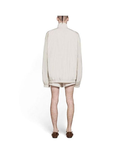 Balenciaga White Minimal Tracksuit Jacket for men