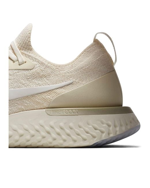 Nike White (Wmns) Epic React Flyknit 'Light Cream'