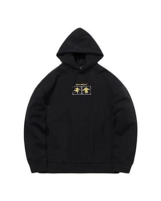 Li-ning Black X Disney Crossover Pullover Hoodie for men