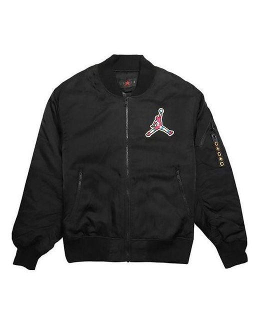 Nike Black Cny Bomber Jacket for men