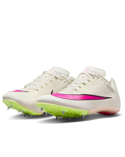 Nike White Air Zoom Rival Sprint Spikes 'Sail Fierce' for men