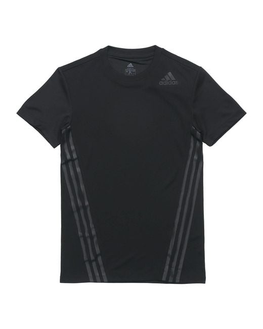 Adidas Black Casual Sports Round-Neck Short-Sleeve Tee for men