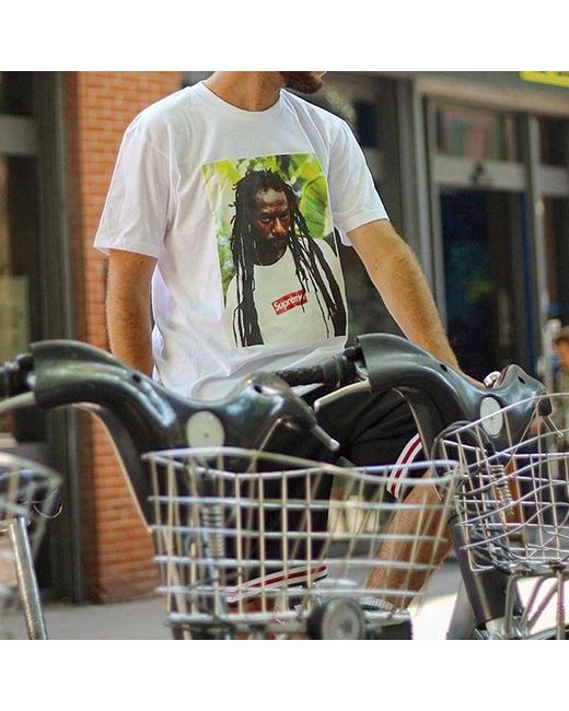 White / L Supreme 19ss Buju Banton Tee WEEK18 ステッカー付属 LOUIS VUITTON Cherry Tシャツ Black L 19SS Supreme Buju Banton Tee（SizeL SUPREME