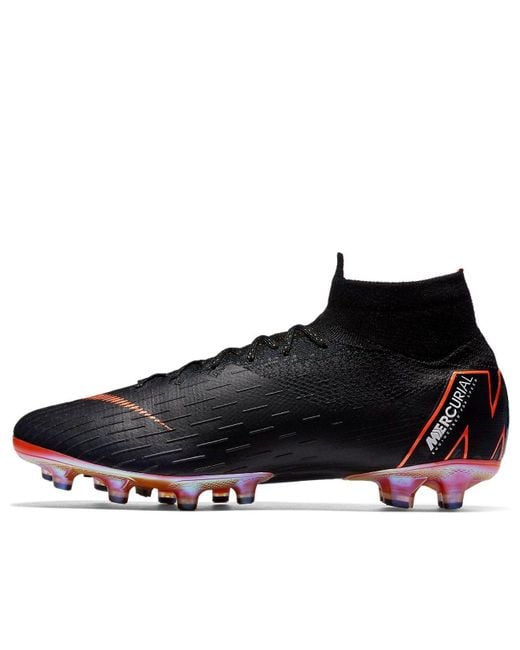 Nike Black Mercurial Superfly 6 Elite Ag Artificial-Grass Neon' for men