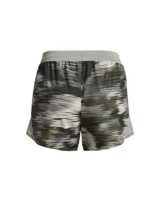 Under Armour Gray (Wmns) Fly-By 2.0 Printed Shorts