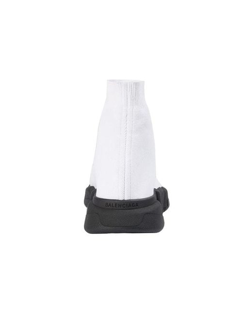 Balenciaga White Recycled Speed Trainer for men
