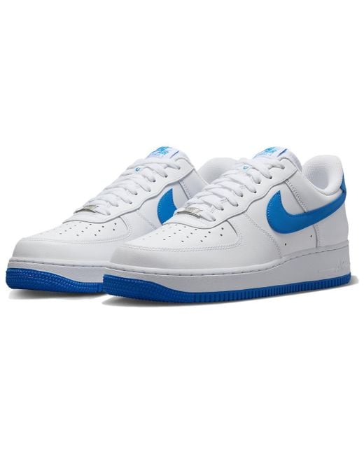 Nike Blue Air Force 1 Flyease Hyper Royal' for men
