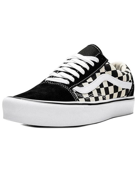 Vans Black Old Skool Lite 'Checkerboard' for men