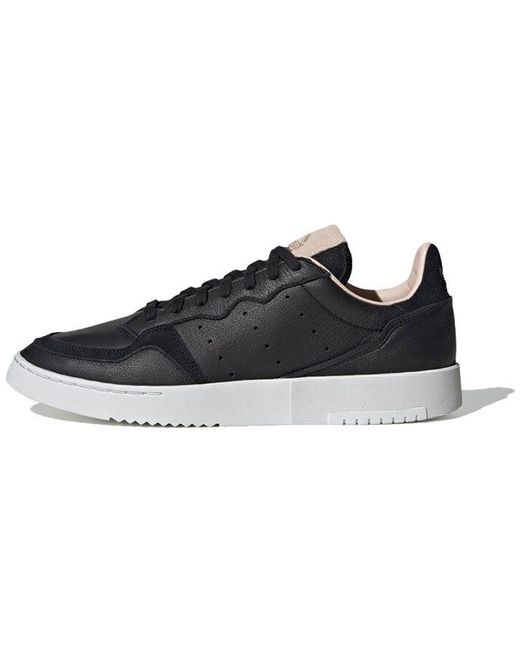 Adidas Black Supercourt 'Core Crystal' for men