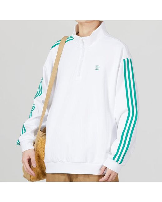 Adidas Blue Half-Zip Top for men
