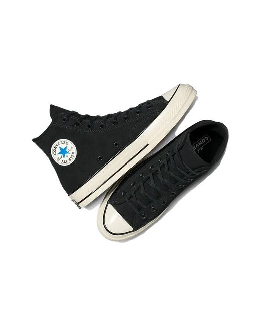 Converse Black Chuck 70 High 'Suede' for men