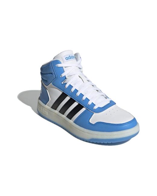 Adidas Blue (Wmns) Hoops 2.0 Mid