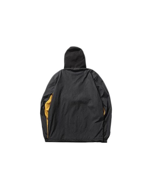 PUMA Black X Helly Hansen Crossover Contrasting Colors Hooded Jacket for men
