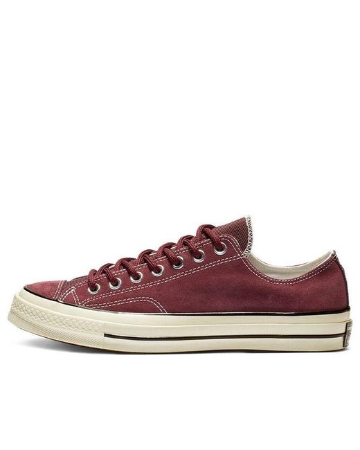 Converse Brown Chuck Taylor All Star 1970S Low Top Burgundy//Egret for men