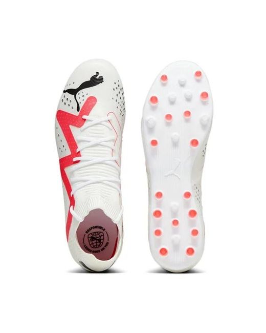 PUMA White Future Match Mg Fire Orchid' for men