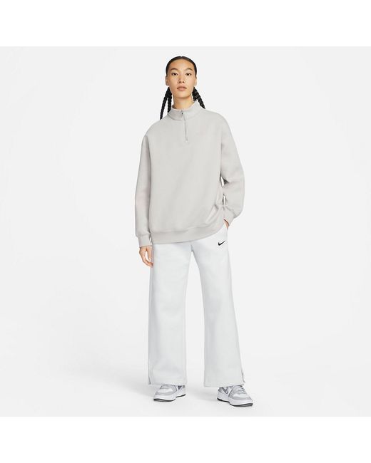 Nike Gray (Wmns) Sportswear Top 'Light Iron Ore'