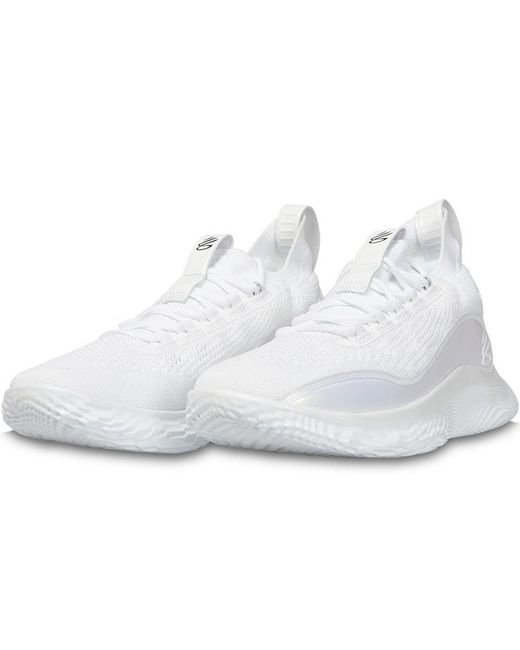 Under Armour White Curry 8 'Iridium' for men