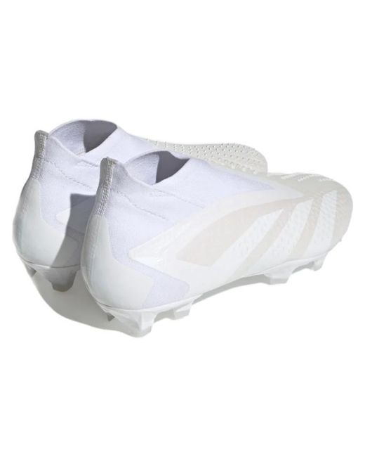 Adidas White Predator Accuracy+ Fg 'Pearlized Pack' for men