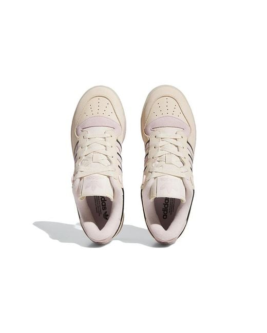 Adidas White Rivalry Low 86 Shoes 'Wonder Almost' for men