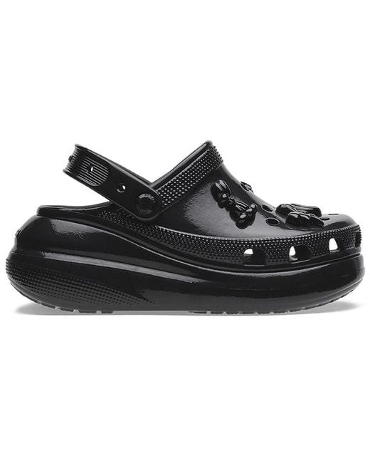 CROCSTM Black (Wmns) Crush High Shine Clogs