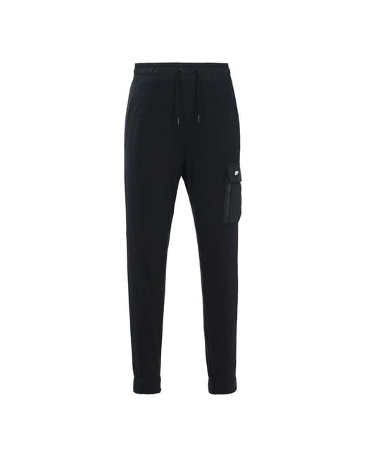 Nike Black Slim Fit Cargo Casual Sports Pants/Trousers/Joggers for men