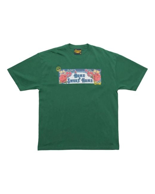 Drew House Green Home Sweet Home T-Shirt 'Forest' for men