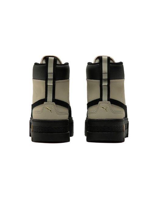 PUMA Black (Wmns) Mayze Mid Wtr Sneakers