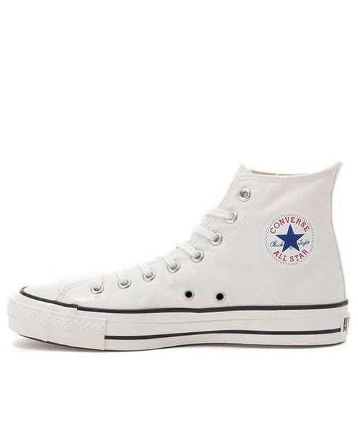 Converse White Chuck Taylor All Star J High 'Made for men