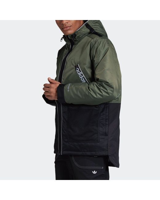 Adidas Green Originals Down Jacket for men