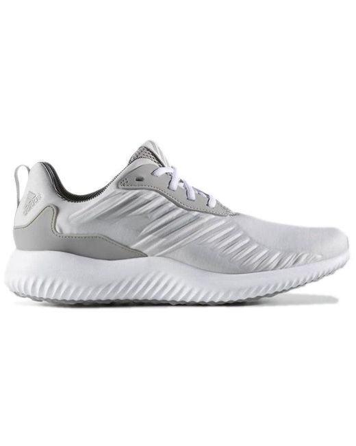 Adidas White Alphabounce Rc 'Light Heather' for men