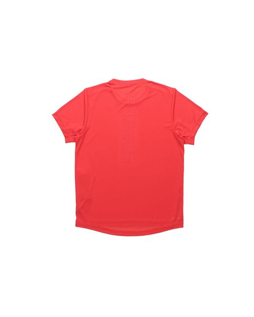Adidas Red Running Training Sports Round Neck Short Sleeve for men