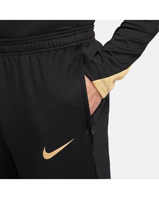 Nike Black Strike Dri-Fit Football Pants for men