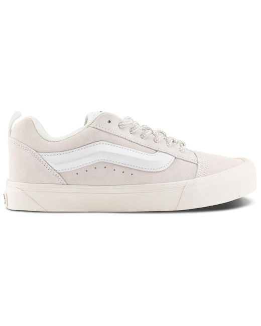 Vans White Knu Skool Shoes 'Light' for men