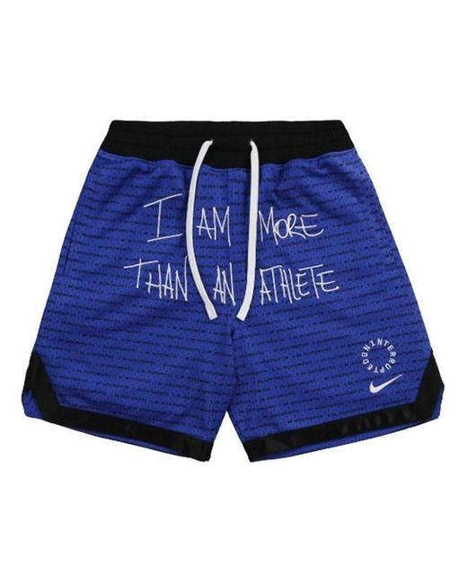 Nike Blue X Un Mtaa Hoodie Lebron Crossover Series Sports Basketball Shorts for men