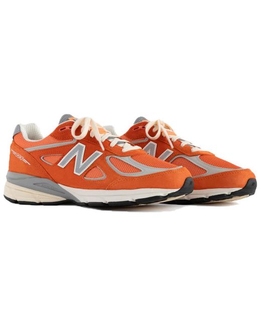New Balance Red X Aim Leon Dore 990V4 Clay' for men