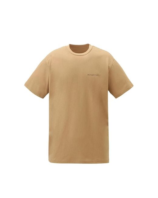 Onitsuka Tiger Natural Logo Tee 'Khaki' for men