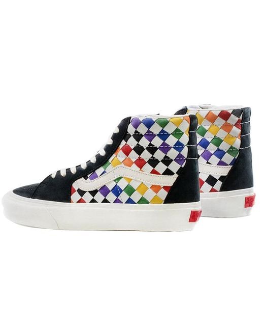 Vans Blue Sk8-Hi Vlt Lx 'Pride' for men