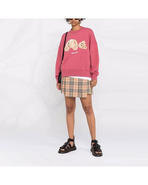 Palm Angels Pink (Wmns) Teddy Bear Sweatshirt 'Punch'