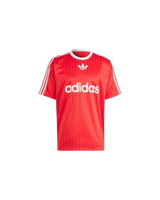 Adidas Red Adicolor T-shirt for men