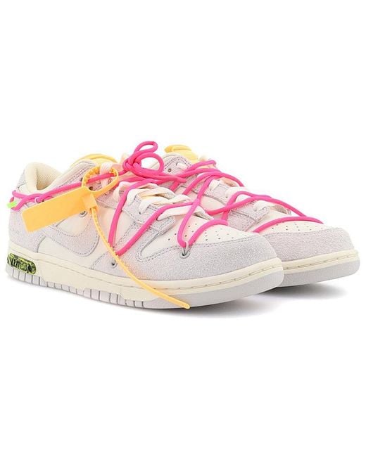 Nike Pink X Off- Dunk Low 'Lot 17 Of 50' for men