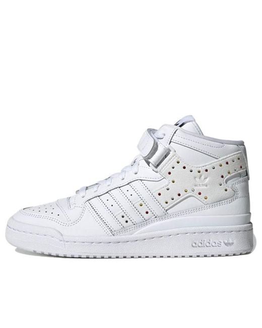 Adidas White (Wmns) Swarovski X Forum Mid