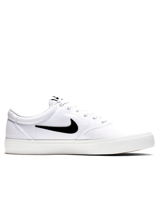 Nike White Charge Slr Txt Sb for men