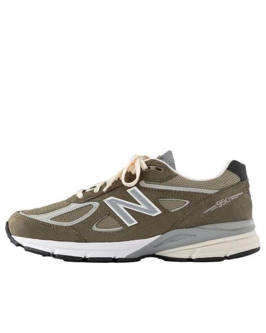 New Balance Green X Aim Leon Dore 990V4 'True Camo' for men