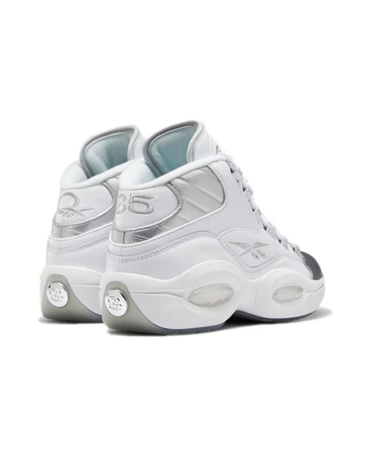 Reebok White Question Mid '25Th Anniversary' for men
