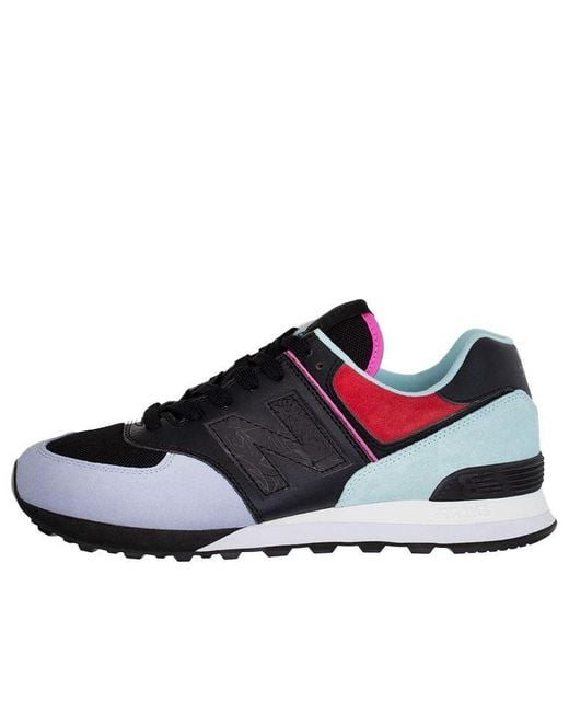 New Balance Blue Louis De Guzman X 574 'Geometric Color-Blocked' for men