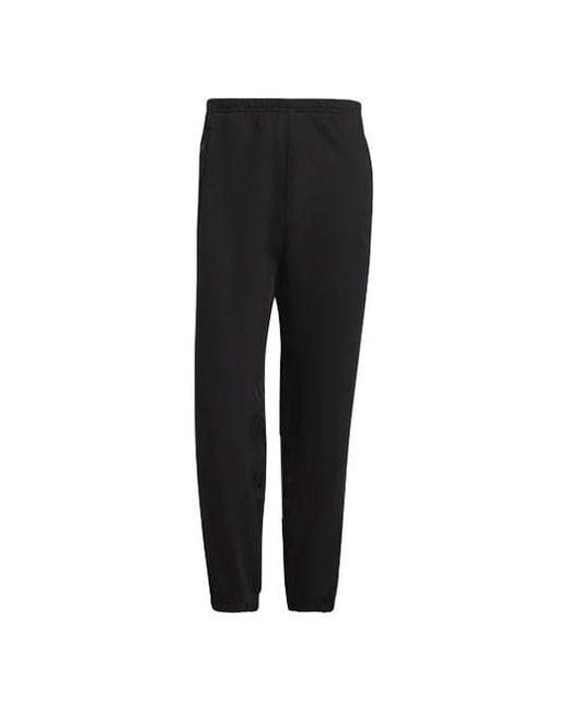 Adidas Black Originals Version Series Solid Color Casual Sports Long Pants for men