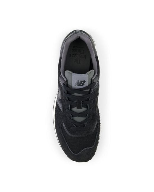 New Balance Black 574 Legacy Suede for men