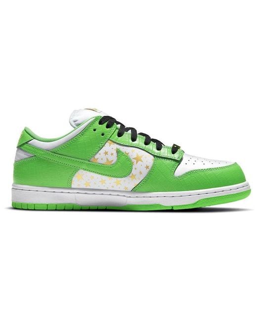 Nike Green X Supreme Sb Dunk Low Og Qs 'Mean' for men